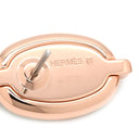 エルメス HERMES ミニマイヨン ヴェールフィズ GP エナメル ピアス ローズゴールド金具 シェーヌダンクル ピンクゴールド 新品 未使用