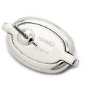 エルメス HERMES ミニマイヨン ネイビー メタル エナメル ピアス シルバー金具 シェーヌダンクル 新品 未使用
