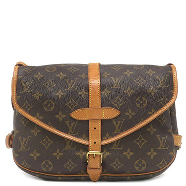 ルイヴィトン LOUIS VUITTON ソミュール 30 M42256 モノグラム モノグラムキャンバス ショルダーバッグ ゴールド金具 斜め掛け ダブルフェイス