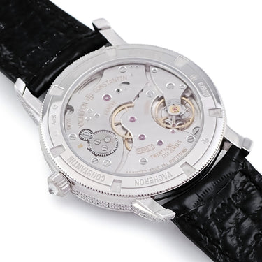 腕時計 ヴァシュロン・コンスタンタン VACHERON CONSTANTIN トラディショナル 82673/000G-9821 手巻き メンズ K18WG無垢 純正ダイヤ パヴェ