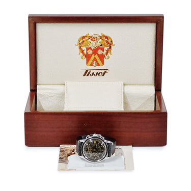 腕時計 ティソ TISSOT ヘリテージ クロノジャネイロ Z199 T66.1.428.52 手巻き メンズ ブラック クロノグラフ デイト 限定
