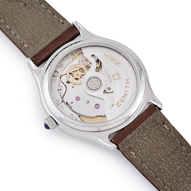 腕時計 ゼニス ZENITH エリート ミディアムサイズ 17/01.0050.680/71 自動巻き レディース サーモンピンク スモールセコンド