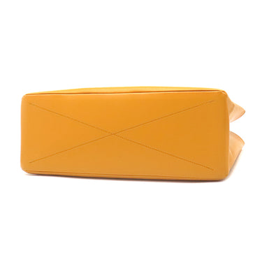 ルイヴィトン LOUIS VUITTON ショッパー バッグ MM M24457 サフラン レザー 2WAYバッグ シルバー金具 トート ショルダー