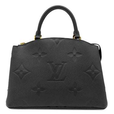 ルイヴィトン LOUIS VUITTON プティ パレ PM M58916 ノワール モノグラムアンプラント 2WAYバッグ ゴールド金具 黒 ハンドバッグ ショルダー