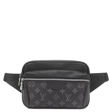 ルイヴィトン LOUIS VUITTON バムバッグ アウトドア M30245 ブラック タイガ モノグラムエクリプス ボディバッグ シルバー金具 黒 タイガラマ ショルダー
