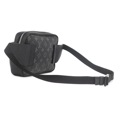 ルイヴィトン LOUIS VUITTON バムバッグ アウトドア M30245 ブラック タイガ モノグラムエクリプス ボディバッグ シルバー金具 黒 タイガラマ ショルダー