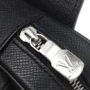 ルイヴィトン LOUIS VUITTON バムバッグ アウトドア M30245 ブラック タイガ モノグラムエクリプス ボディバッグ シルバー金具 黒 タイガラマ ショルダー