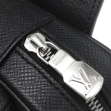 ルイヴィトン LOUIS VUITTON バムバッグ アウトドア M30245 ブラック タイガ モノグラムエクリプス ボディバッグ シルバー金具 黒 タイガラマ ショルダー