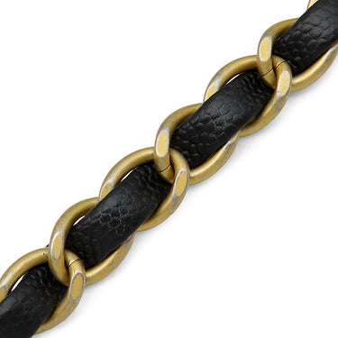 シャネル CHANEL トップハンドル ブラック キャビアスキン 2WAYバッグ ヴィンテージ金具 ココマーク ハンドバッグ ショルダー