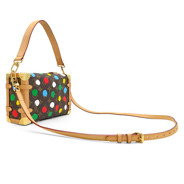 ルイヴィトン LOUIS VUITTON LV×YK サイドトランク M46815 モノグラム モノグラムキャンバス 2WAYバッグ ゴールド金具 ショルダー ハンドバッグ 草間彌生