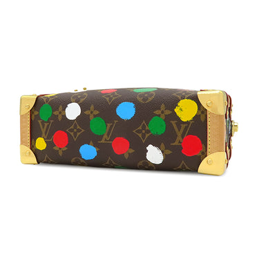 ルイヴィトン LOUIS VUITTON LV×YK サイドトランク M46815 モノグラム モノグラムキャンバス 2WAYバッグ ゴールド金具 ショルダー ハンドバッグ 草間彌生