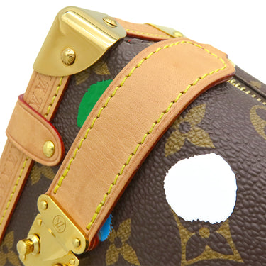 ルイヴィトン LOUIS VUITTON LV×YK サイドトランク M46815 モノグラム モノグラムキャンバス 2WAYバッグ ゴールド金具 ショルダー ハンドバッグ 草間彌生