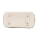 ルイヴィトン LOUIS VUITTON アルマBB M14432 クオーツホワイト エピレザー 2WAYバッグ シルバー金具 オフホワイト ショルダー ハンドバッグ