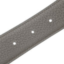 エルメス HERMES コンスタンスH ブラック×エタン ボックスカーフ トゴ #90 ベルト マットブラック金具 未使用 Hバックル リバーシブル 2025年製