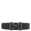 エルメス HERMES コンスタンスH ブラック ヴォーシャモニー トゴ #90 ベルト マットブラック金具 新品 未使用 Hバックル リバーシブル ソーブラック 2025年製