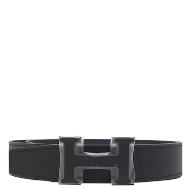 エルメス HERMES コンスタンスH ブラック ヴォーシャモニー トゴ #90 ベルト マットブラック金具 新品 未使用 Hバックル リバーシブル ソーブラック 2025年製