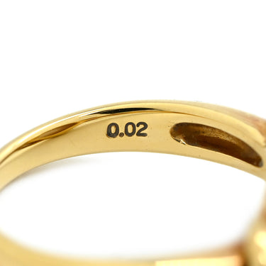 タサキ TASAKI マベパール 13.5ｍｍ ダイヤモンド パールホワイト×イエローゴールド K18YG パール ダイヤモンド リング 指輪 TASAKI 真珠 Au750 18K YG ハーフパールシェイプ 12号