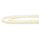 ミキモト MIKIMOTO あこやパール ロング パールホワイト×ホワイトゴールド パール K14WG ネックレス MIKIMOTO 真珠 14K WG 2連