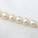 ミキモト MIKIMOTO あこやパール ロング パールホワイト×ホワイトゴールド パール K14WG ネックレス MIKIMOTO 真珠 14K WG 2連