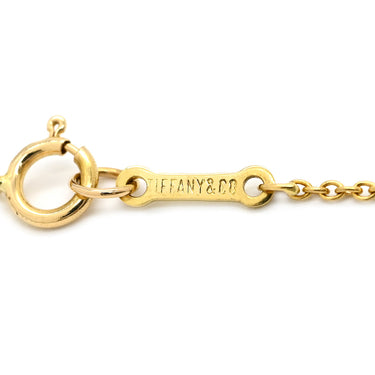 ティファニー Tiffany & Co ビーン デザイン ペンダント イエローゴールド K18YG ネックレス 750YG 18金 エルサペレッティ