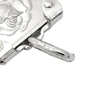 ウノアエレ UNOAERRE ローズ 薔薇 プレート ホワイトゴールド K18WG ペンダントトップ alla mamma 18K 750 WG ネックレストップ