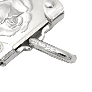 ウノアエレ UNOAERRE ローズ 薔薇 プレート ホワイトゴールド K18WG ペンダントトップ alla mamma 18K 750 WG ネックレストップ