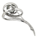 タサキ TASAKI 黒蝶パール 9.8mm シルバーグレー×プラチナシルバー Pt900 パール ブローチ TASAKI ブラック 真珠 プラチナ Pt900 ペンダントトップ 2WAY