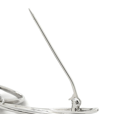 タサキ TASAKI 黒蝶パール 9.8mm シルバーグレー×プラチナシルバー Pt900 パール ブローチ TASAKI ブラック 真珠 プラチナ Pt900 ペンダントトップ 2WAY