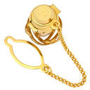 タサキ TASAKI パール 5.8mm タイタック パールホワイトXイエローゴールド K18YG パール タイピン 真珠 1粒 750AU 18K YG ピンブローチ