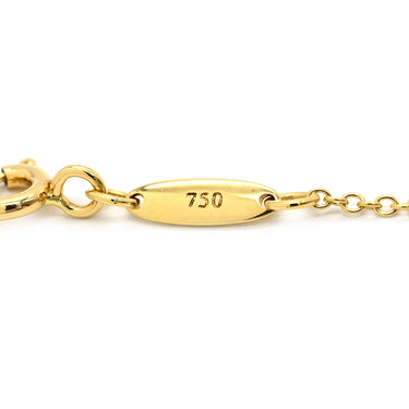 ティファニー Tiffany & Co ティアドロップ イエローゴールド K18YG ネックレス T＆Co. Au750 18K エルサペレッティ しずく