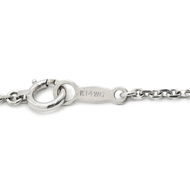 ミキモト MIKIMOTO ブルーサファイア ダイヤ ペンダント ブルー×ホワイトゴールド K14WG サファイア ダイヤモンド ネックレス MIKIMOTO 18K Au750 WG 他社製ネックレス