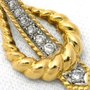 アトリエ アル Atelier Ar デザイン ダイヤモンド ペンダントトップ イエローゴールド K18YG Pt900 ダイヤモンド ペンダントトップ 18K 750 YG プラチナ パヴェ ネックレストップ