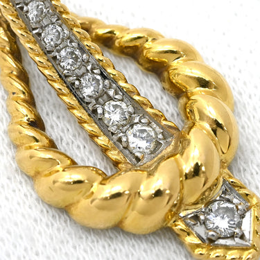 アトリエ アル Atelier Ar デザイン ダイヤモンド ペンダントトップ イエローゴールド K18YG Pt900 ダイヤモンド ペンダントトップ 18K 750 YG プラチナ パヴェ ネックレストップ