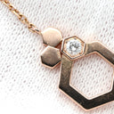 ショーメ CHAUMET ビー ドゥ ショーメ ハニカム ピンクゴールド K18PG ダイヤモンド ブレスレット Bee My Love 1P 1石 1粒 ダイヤモンド