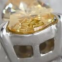 ロイヤルアッシャー ROYAL ASSCHER DIAMOND イエローダイヤモンド イエロー×プラチナシルバー Pt900 ダイヤモンド イエローダイヤモンド リング 指輪 プラチナ Pt900 SI-1 ダイア 11号