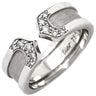 カルティエ Cartier C2 ダイヤモンド B4044249 ホワイトゴールド K18WG ダイヤモンド #49 リング 指輪 Cドゥ 2C Au750 18K ヴィンテージ 9号