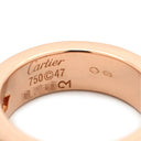カルティエ Cartier ラブリング ピンクサファイア ピンクゴールド K18PG ピンクサファイア #47(JP7) リング 指輪 LOVE Ring K18PG Au750 18K 1P 1石 1粒 7号