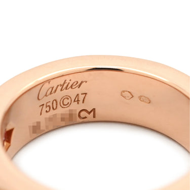 カルティエ Cartier ラブリング ピンクサファイア ピンクゴールド K18PG ピンクサファイア #47(JP7) リング 指輪 LOVE Ring K18PG Au750 18K 1P 1石 1粒 7号