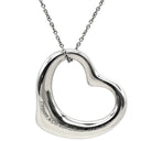 ティファニー Tiffany & Co オープンハート パヴェダイヤ 60019915 プラチナシルバー Pt950 ダイヤモンド ネックレス T&Co. プラチナ950 エルサペレッティ