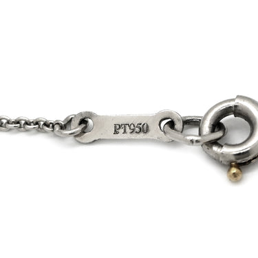 ティファニー Tiffany & Co オープンハート パヴェダイヤ 60019915 プラチナシルバー Pt950 ダイヤモンド ネックレス T&Co. プラチナ950 エルサペレッティ