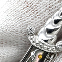 ミキモト MIKIMOTO ピンブローチ ナイフモチーフ グレー×イエローゴールド×ホワイトゴールド K18WG K18YG ダイヤモンド シェル ブローチ シェル ダイヤモンド 750 18K YG WG