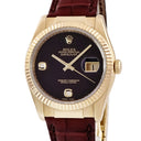 腕時計 ロレックス ROLEX デイトジャスト 36 116138 2BR F番 自動巻き メンズ F番 K18YG無垢 純正ダイヤ ブラック オニキス
