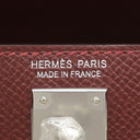 エルメス HERMES ミニケリードゥ 外縫い ルージュアッシュ×ゴールド×ベブラン ヴォーエプソン 2WAYバッグ シルバー金具 トリコロール 2025年製
