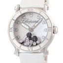 腕時計 ショパール CHOPARD ハッピーミッキー 288524-3004 クオーツ メンズ レディース メーカーOH済 純正ダイヤ ホワイト シェル