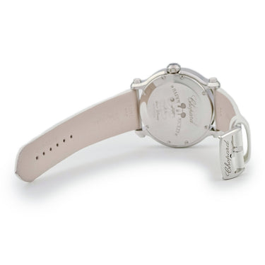 腕時計 ショパール CHOPARD ハッピーミッキー 288524-3004 クオーツ メンズ レディース メーカーOH済 純正ダイヤ ホワイト シェル