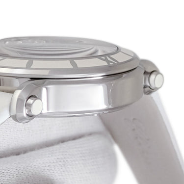 腕時計 ショパール CHOPARD ハッピーミッキー 288524-3004 クオーツ メンズ レディース メーカーOH済 純正ダイヤ ホワイト シェル