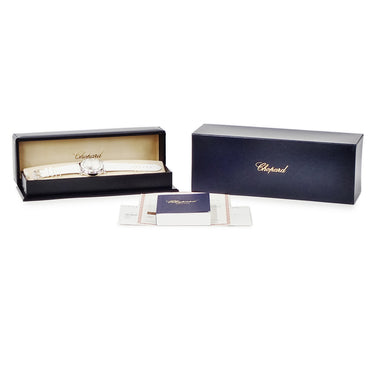 腕時計 ショパール CHOPARD ハッピーミッキー 288524-3004 クオーツ メンズ レディース メーカーOH済 純正ダイヤ ホワイト シェル