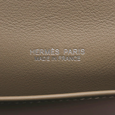 エルメス HERMES ミニケリードゥ テディ グリスカイユ×エトゥープ×エクリュ グリズリー ヴォースイフト ムートン 2WAYバッグ シルバー金具 2025年製