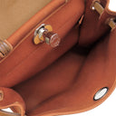 エルメス HERMES エールバッグジップPM 31 オレンジ×ナチュラル トワルオフィシエ ヴァッシュハンター 2WAYバッグ シルバー金具 茶 バイカラー