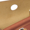 エルメス HERMES エールバッグジップPM 31 オレンジ×ナチュラル トワルオフィシエ ヴァッシュハンター 2WAYバッグ シルバー金具 茶 バイカラー